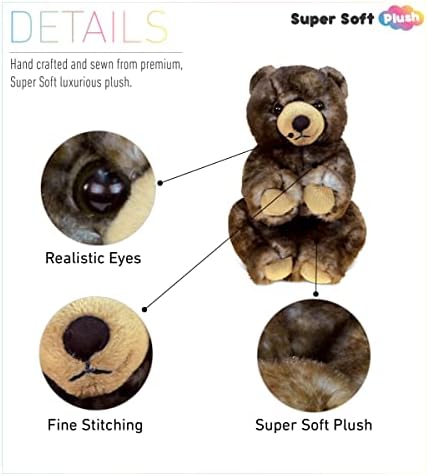 Puzzled DolliBu Plush Grizzly Bear - Huggable 55 Inch Stuffed Animal