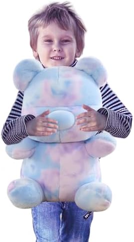 Tie Dye Bear Plush Toy - 9 Inch Soft Cuddly Stuffed Animal 1