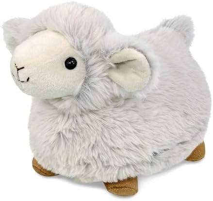 DolliBu White Sheep Plush Toy - 115 Inches