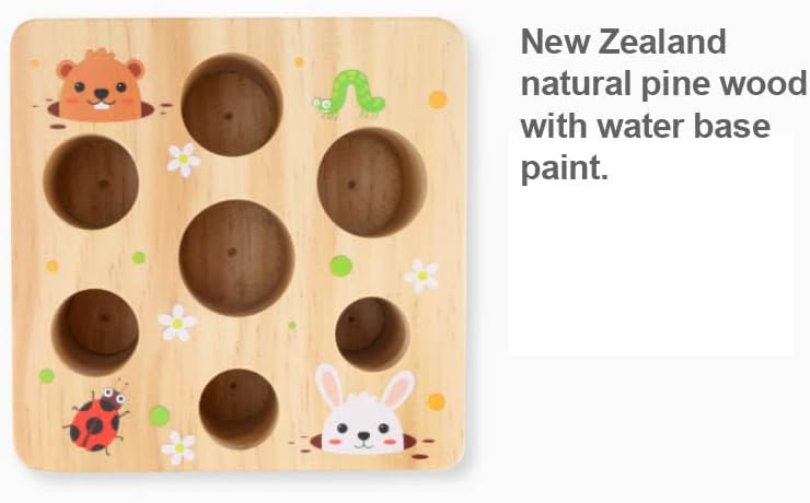 Ancaixin Wooden Carrot Harvest Toy for 6-12 Month Babies