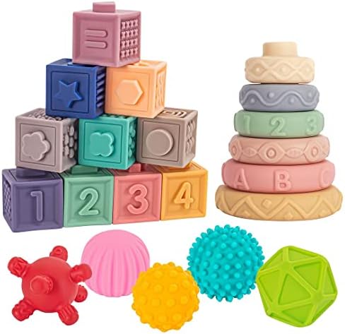 SpringFlower 3 in 1 Montessori Toys for Babies 0-12 Months