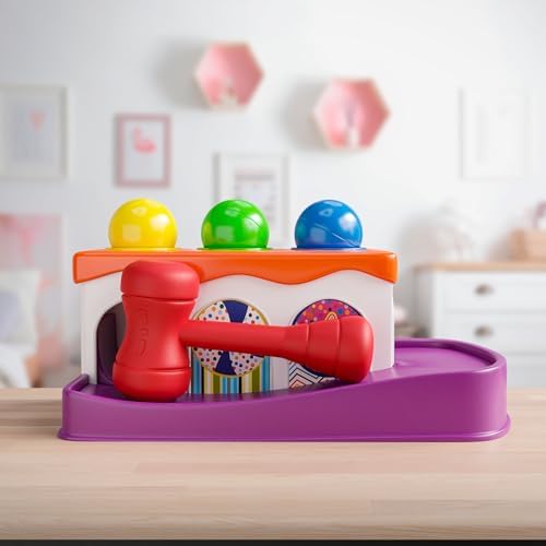Lollipop Baby Hammer Toy Set - 3 Balls Child-Friendly Hammer