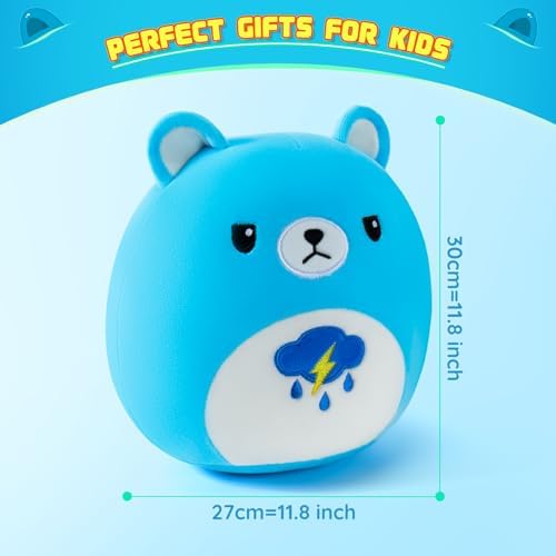 Auspicious Beginning Blue Bear Plush Toy - 11 Stuffed Animal