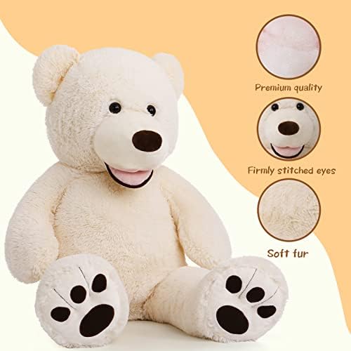 MorisMos 39inch Giant Teddy Bear Plush Toy