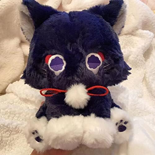 Anime Cat Plush Scaramouche Stuffed Animal Cute Gift for Kids