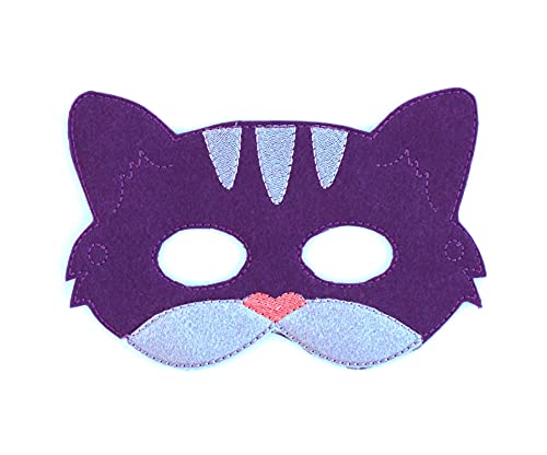 Baby WhatKnots Kids Purple Cat Face Mask for Halloween