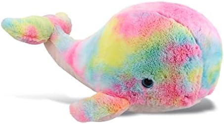 DolliBu Rainbow Whale XL Plush Toy 15 Inches