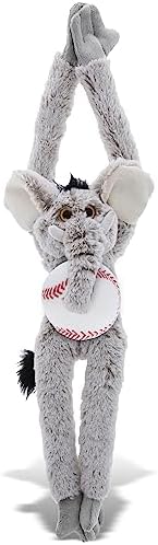 DolliBu Long Arms Elephant Plush with Baseball - 21 Inches