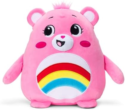Care Bears Squishy Cheer Bear - 10 Plush Huggable Pink Toy
