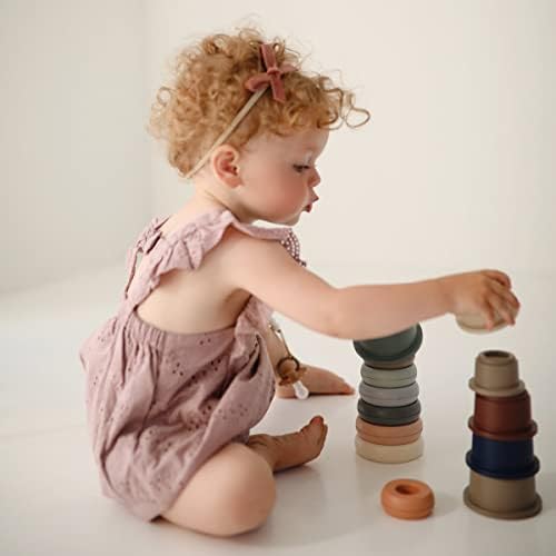 Mushie Stacking Cups Toy Made in Denmark