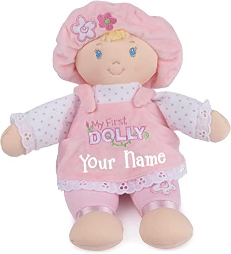 Personalized Blonde Dolly Plush 13 Inches - My First Dolly