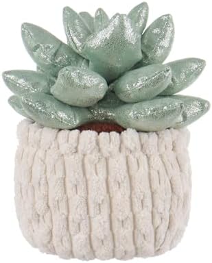 Apricot Lamb Potted Shiny Succulents Plush Stuffed Animal for Kids