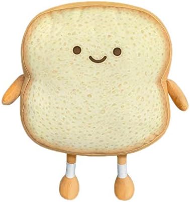 Funny Toast Bread Plush Pillow Toy for Home Relaxation