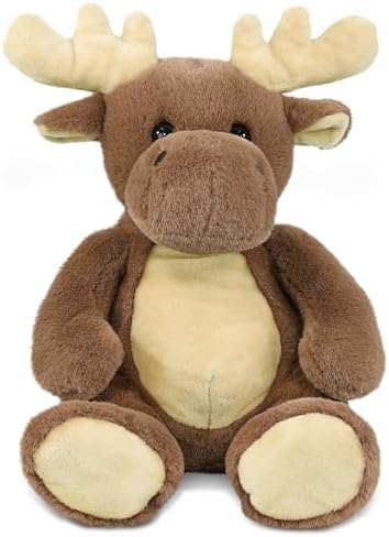 DolliBu Super Soft Moose Stuffed Animal 9 Inches