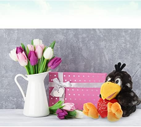 DolliBu I Love You Sitting Crow Plush Toy - 95 Inches