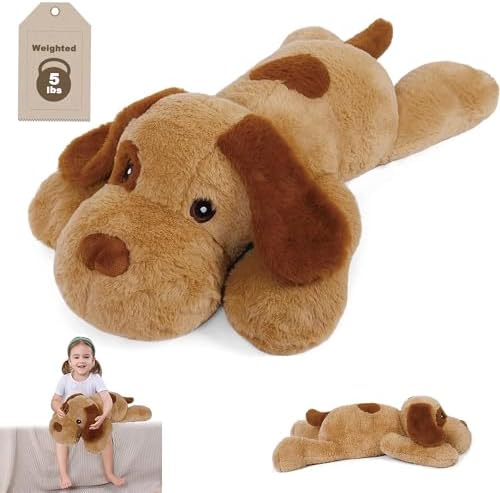 JellyMallow 5 lbs Weighted Plush Animal Pillow