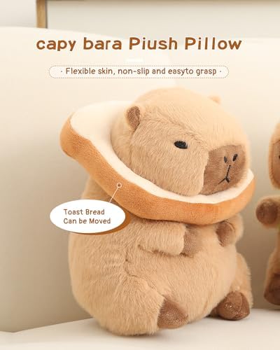 Cute Capybara Plushie Pillow 12 Inch Toy for Kids Adults
