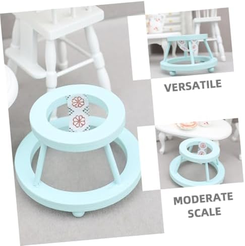 VICASKY 12in1 Mini Baby Wooden Furniture Set for Boys and Girls