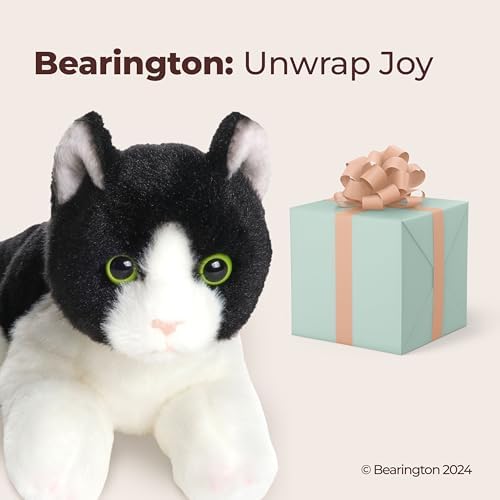 Bearington Collection Lil Domino 8 Inch Plush Cat Stuffed Animal