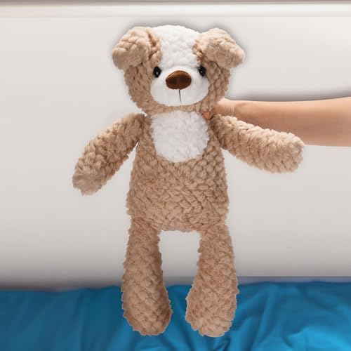 CHILDLIKE BEHAVIOR Dog Plush Toy Pillow - 15W x 10H Soft Cuddly Stuffed Animal