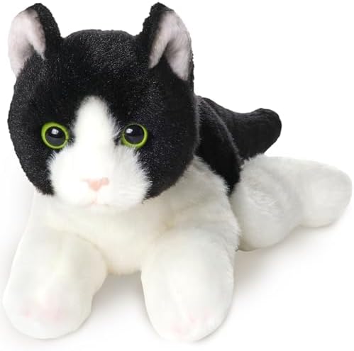 Bearington Collection Lil Domino 8 Inch Plush Cat Stuffed Animal