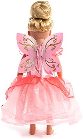Little Adventures Butterfly Fairy Girl Doll Dress with Wings