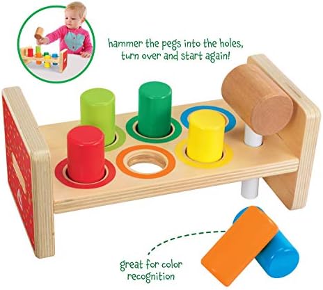 Early Learning Centre Wooden Hammer Bench for Kids