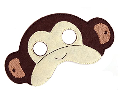 Baby WhatKnots Kids Monkey Felt Face Mask 1