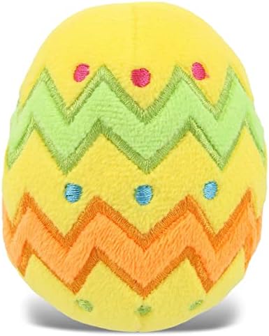 DolliBu Easter Egg Plush Toy - 3 Inches Soft Yellow