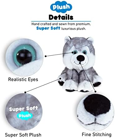 Puzzled DolliBu Floppy Husky Plush 9 Inch
