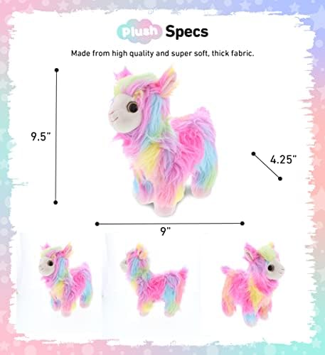 DolliBu Plush Rainbow Llamacorn 95