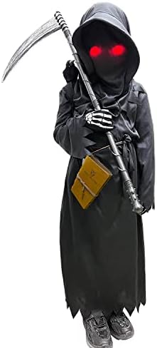 Grim Reaper Costume Kids Halloween Set for Boys