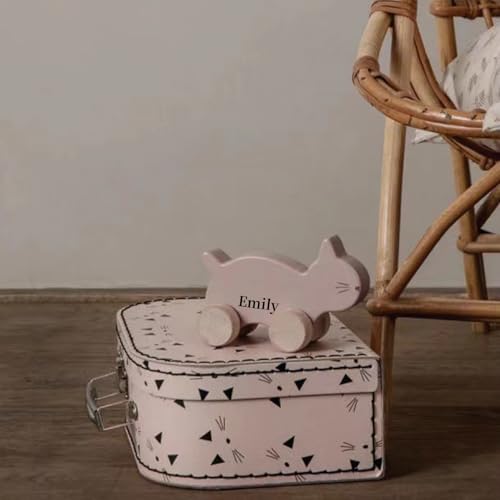Personalized Name Wooden Toy Car for Kids
