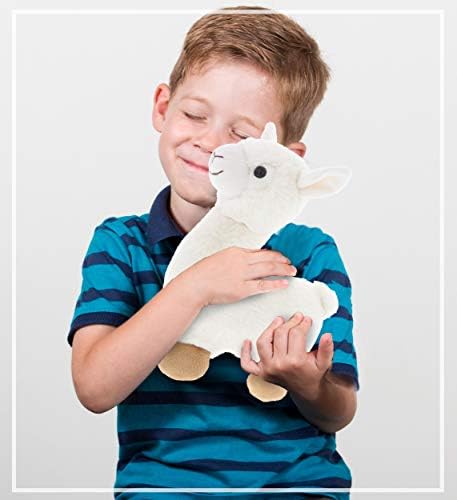 DolliBu Super Soft White Llama Plush Toy 11 Inches