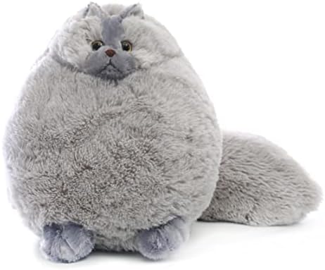 Winsterch Gray Fat Cat Plushie 10 Inches