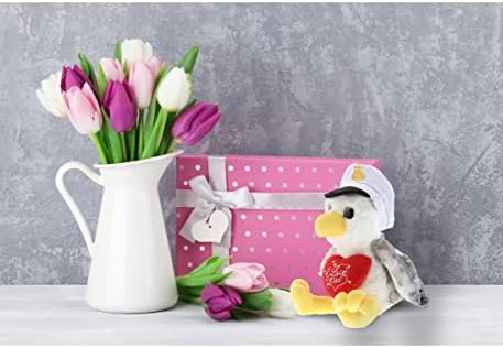 DolliBu I Love You Valentine Seagull Sailor Plush - 75 Inches