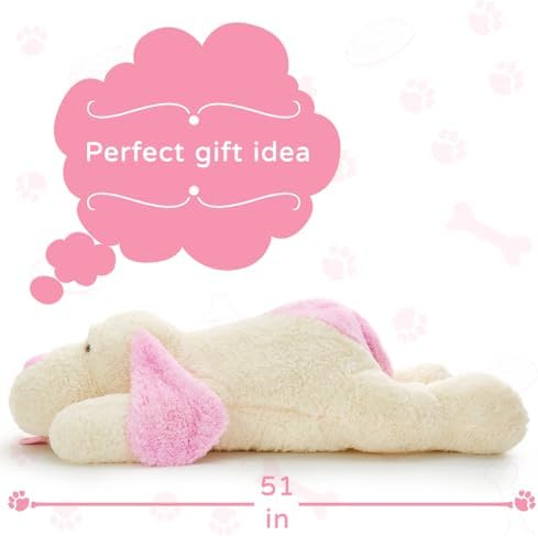 MaoGoLan Giant Stuffed Puppy Dog Plush Pillow Toy