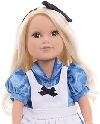Little Adventures Alice Princess Dress With Headband - Machine Washable