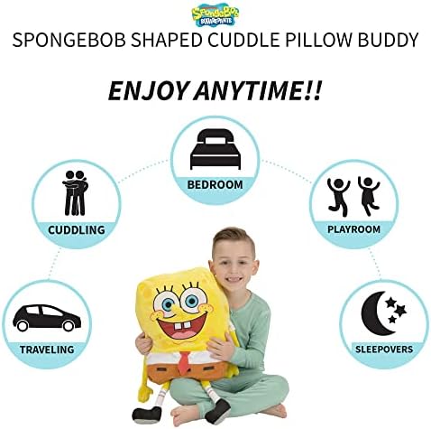 Franco Spongebob Kids Plush Cuddle Pillow Buddy 1