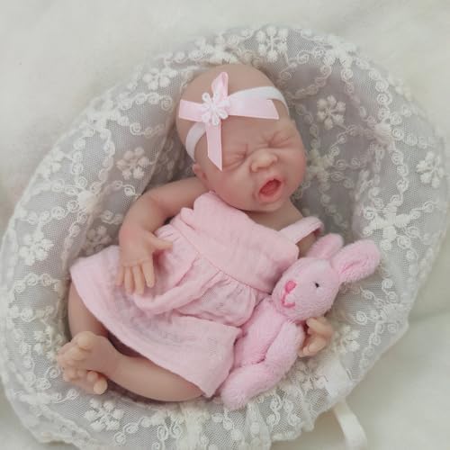 Mire Mire 7 Inch Reborn Baby Doll with Crying Face