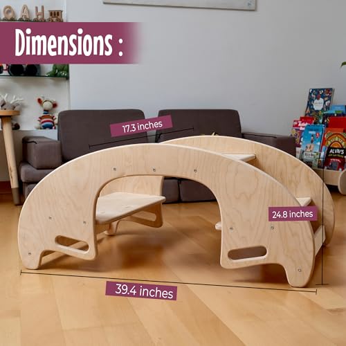 Montessori Wooden Seesaw for Toddlers