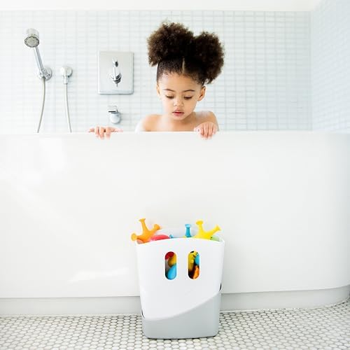 Ubbi Freestanding Bath Toy Organizer Gray