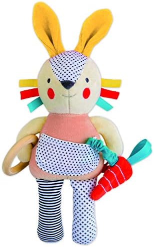 Petit Collage Organic Busy Bunny Activity Toy