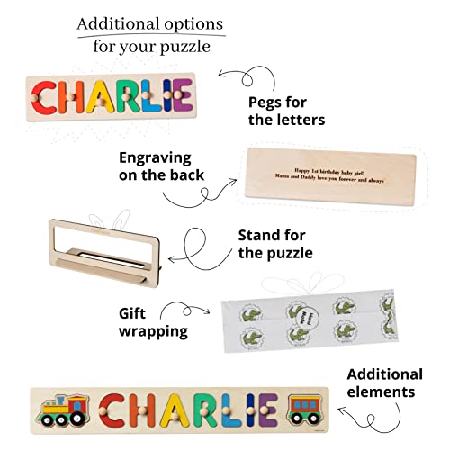 Personalized Wooden Puzzle for Baby and Toddler