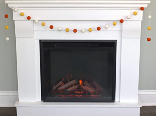 Matthew and Mae Halloween Felt Ball Garland 1