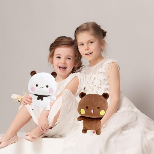 2 Pcs Bubu Dudu Bear Plush Toys for Kids and Girlfriends