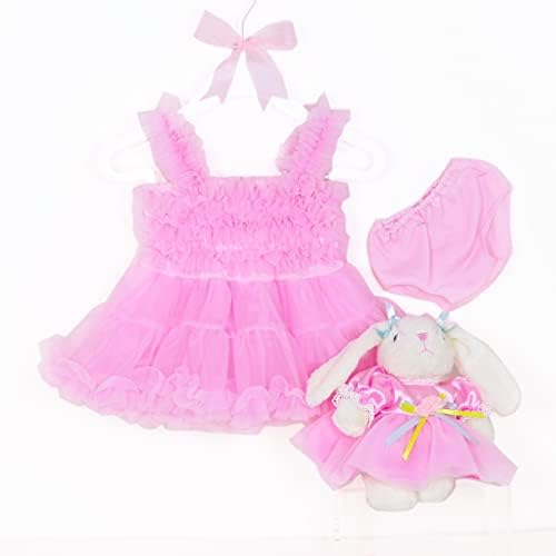 WAWA-HAOKEAI Reborn Doll Clothes Pink 20-22 Inch Sets