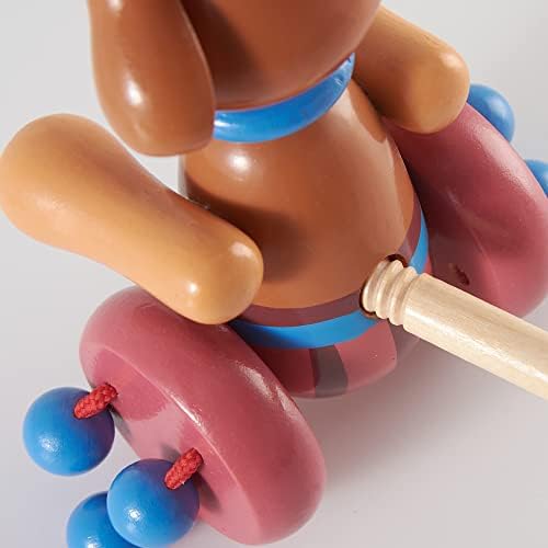 RUYU Loyal Puppy Wooden Push-n-Pull Toy for Toddlers