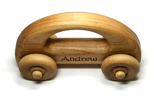 Wooden Toy Car with Personalized Name