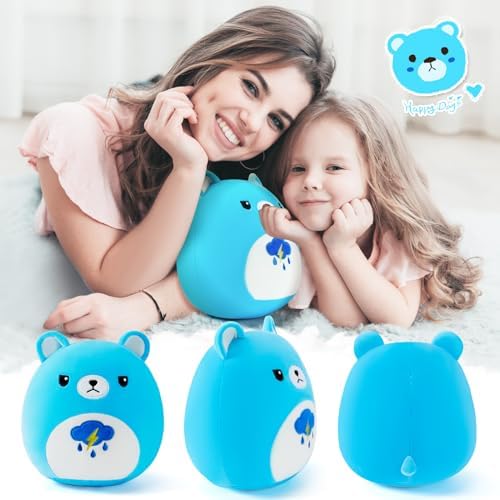 Auspicious Beginning Blue Bear Plush Toy - 11 Stuffed Animal